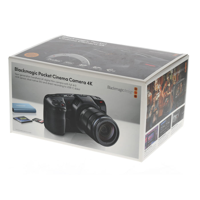 【中古品】BlackmagicDesign CINECAMPOCHDMFT4K Blackmagic Pocket Cinema Camera 4K