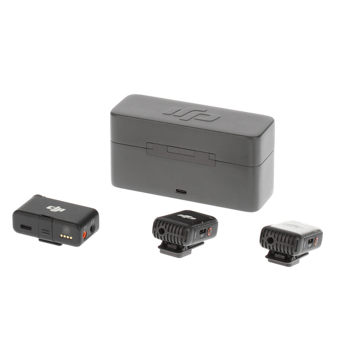 【中古品】DJI DM1021 DJI Mic 2(トランスミッター×2＋レシーバー×1＋充電ケース)