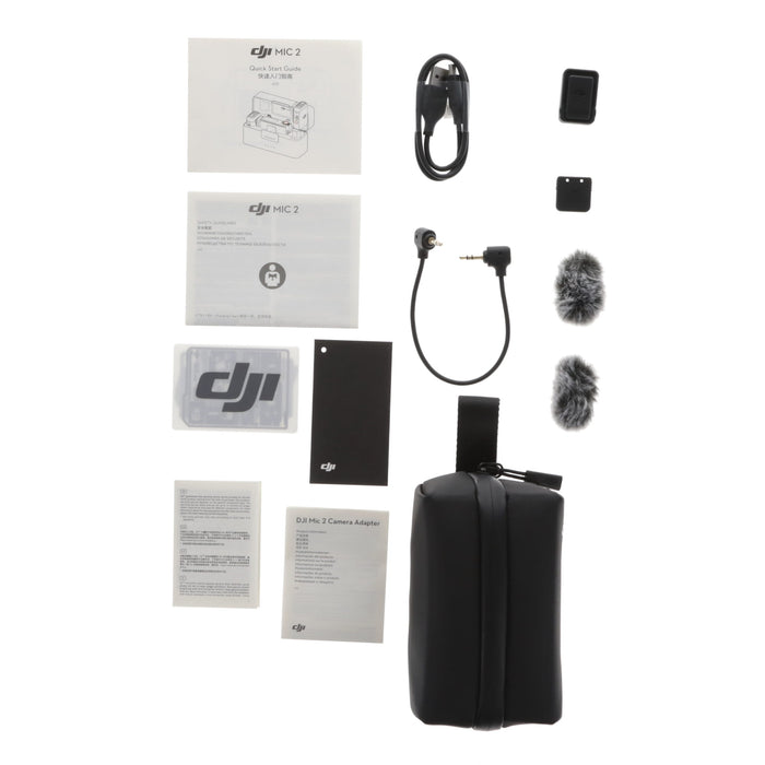【中古品】DJI DM1021 DJI Mic 2(トランスミッター×2＋レシーバー×1＋充電ケース)