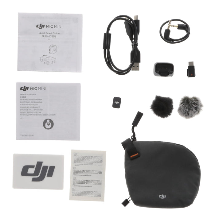 【中古品】DJI DM3004 DJI Mic Mini(トランスミッター×1 + レシーバー×1)(充電ケース付属)