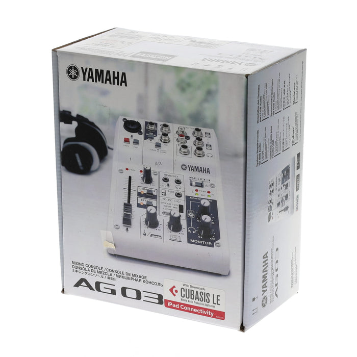 【中古品】YAMAHA AG03 3チャンネルミキサー/USBオーディオインターフェイス