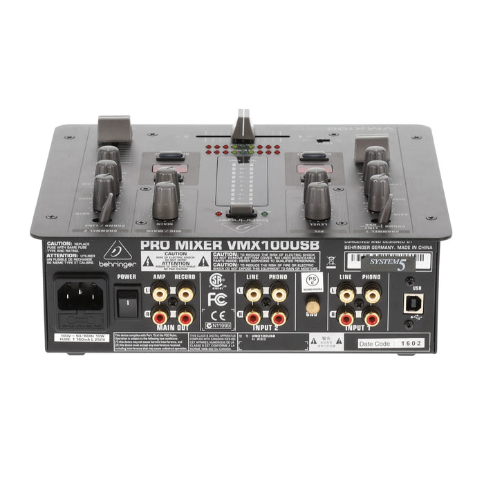 【中古品】Behringer PRO MIXER VMX100USB 2ch DJミキサー