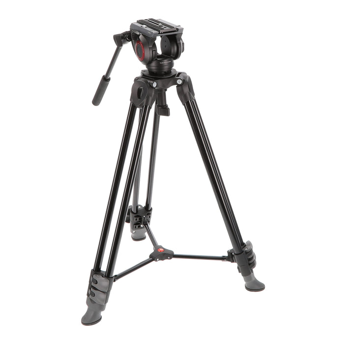 【中古品】Manfrotto MVH500A + MVT502AM 三脚キット
