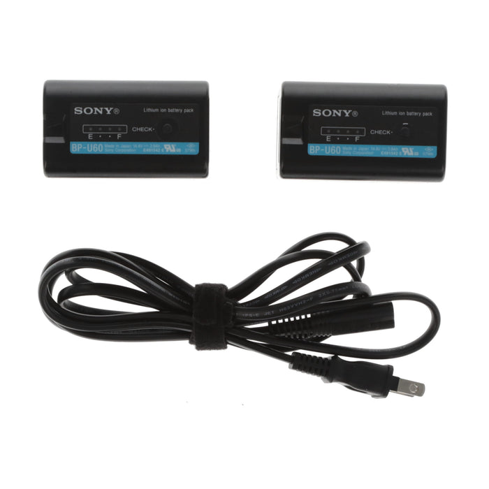 【中古品】SONY BC-U2A バッテリーチャージャー(バッテリーパック2個付属)
