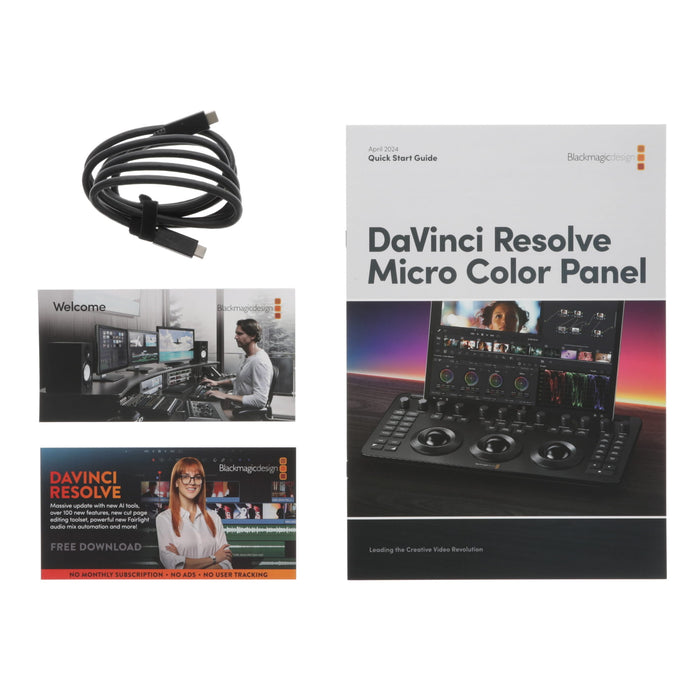 【中古品】BlackmagicDesign DV/RES/AAAPNLMIC/EN DaVinci Resolve Micro Color Panel (EN)