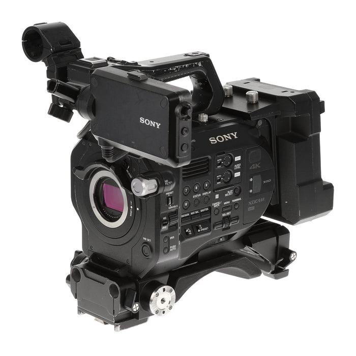 【中古品】SONY PXW-FS7M2 + XDCA-FS7 ＋ VCT-FS7 XDCAMメモリーカムコーダー(ボディのみ)(拡張ユニット/ライトウェイトロッドサポート付属)