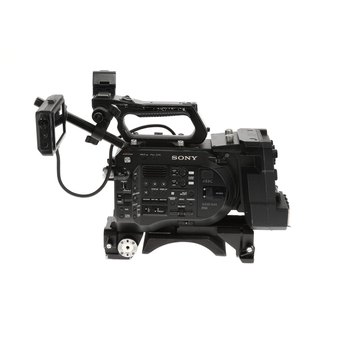 【中古品】SONY PXW-FS7M2 + XDCA-FS7 ＋ VCT-FS7 XDCAMメモリーカムコーダー(ボディのみ)(拡張ユニット/ライトウェイトロッドサポート付属)