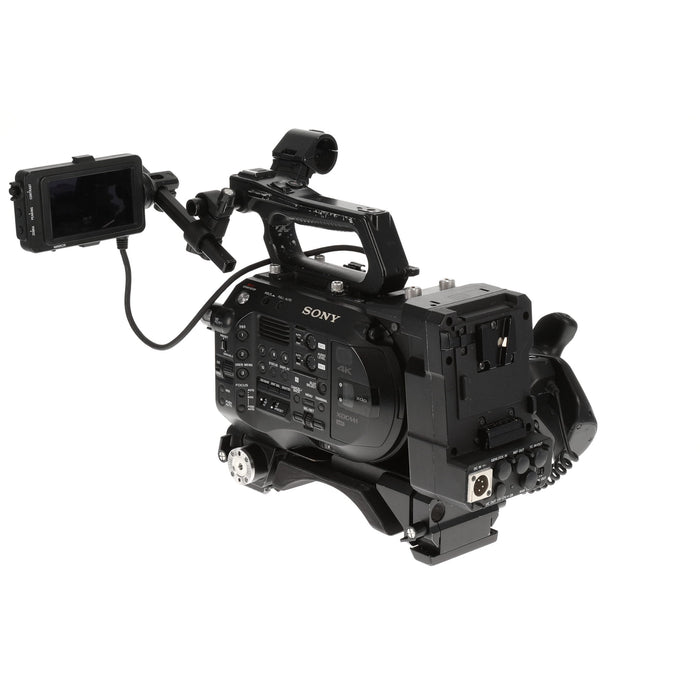 【中古品】SONY PXW-FS7M2 + XDCA-FS7 ＋ VCT-FS7 XDCAMメモリーカムコーダー(ボディのみ)(拡張ユニット/ライトウェイトロッドサポート付属)