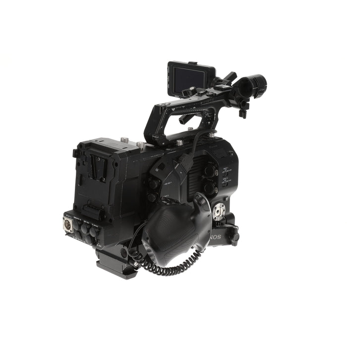 【中古品】SONY PXW-FS7M2 + XDCA-FS7 ＋ VCT-FS7 XDCAMメモリーカムコーダー(ボディのみ)(拡張ユニット/ライトウェイトロッドサポート付属)