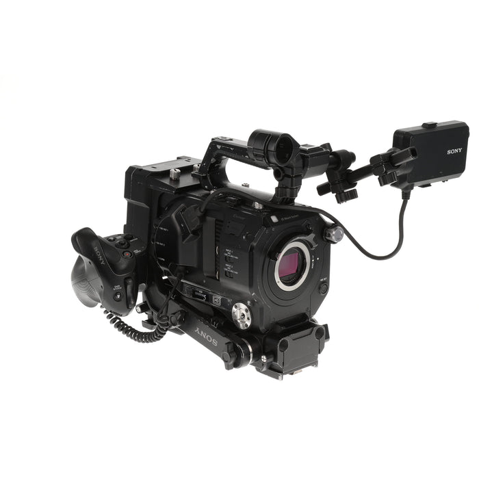 【中古品】SONY PXW-FS7M2 + XDCA-FS7 ＋ VCT-FS7 XDCAMメモリーカムコーダー(ボディのみ)(拡張ユニット/ライトウェイトロッドサポート付属)