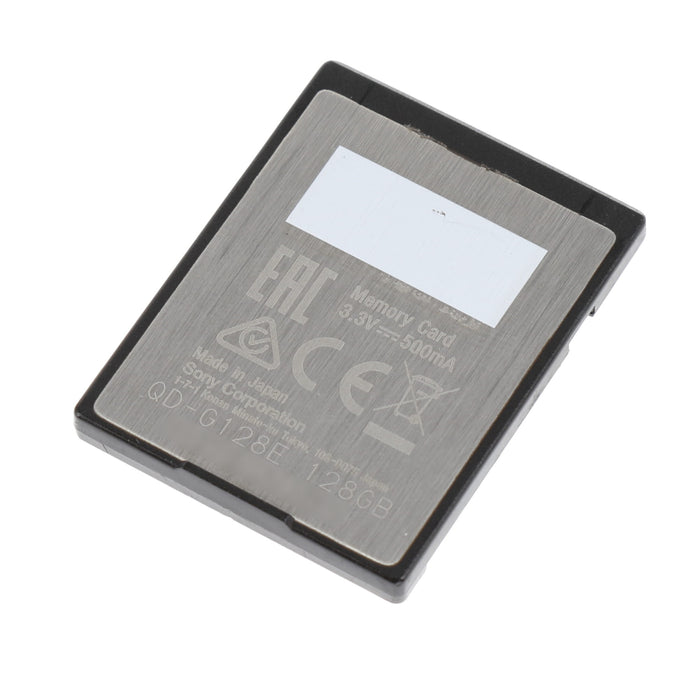 【中古品】SONY QD-G128E XQDメモリーカード Gシリーズ 128GB