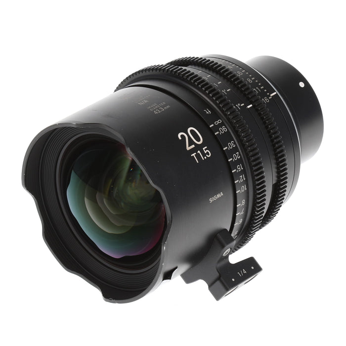 【中古品】SIGMA 412678 FF High Speed Prime Line(20mm/T1.5 FF/Eマウント/フィート表記)