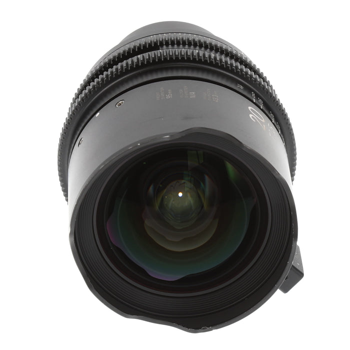 【中古品】SIGMA 412678 FF High Speed Prime Line(20mm/T1.5 FF/Eマウント/フィート表記)