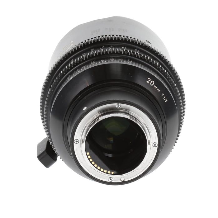 【中古品】SIGMA 412678 FF High Speed Prime Line(20mm/T1.5 FF/Eマウント/フィート表記)