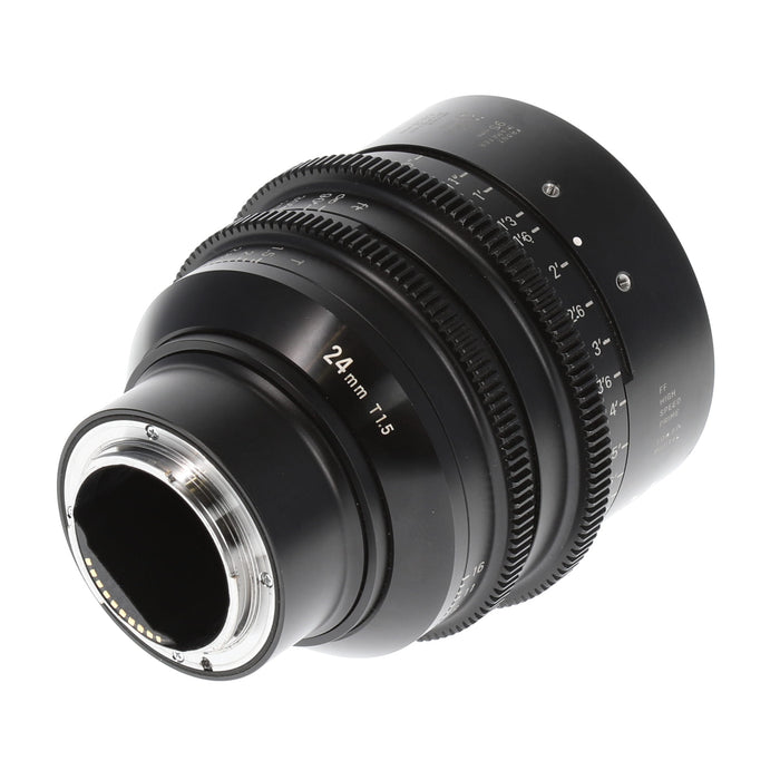 【中古品】SIGMA 401672 FF High Speed Prime Line(24mm/T1.5 FF/Eマウント/フィート表記)