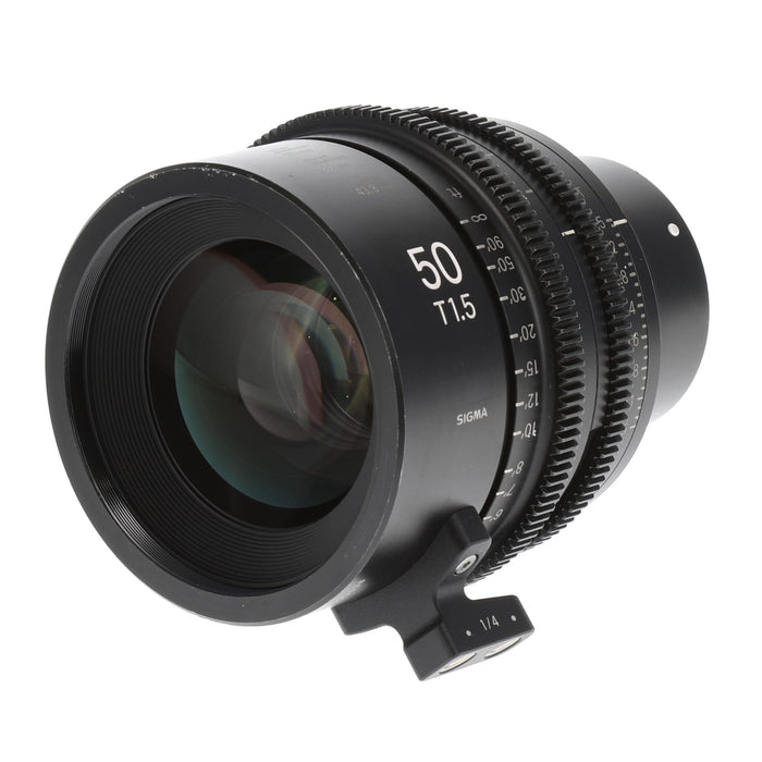 【中古品】SIGMA 311674 FF High Speed Prime Line(50mm/T1.5 FF/Eマウント/フィート表記)