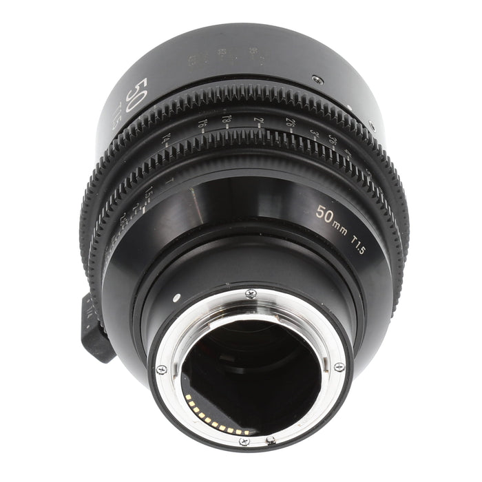 【中古品】SIGMA 311674 FF High Speed Prime Line(50mm/T1.5 FF/Eマウント/フィート表記)