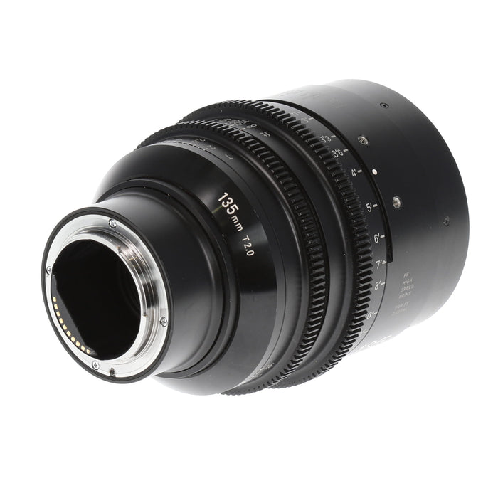 【中古品】SIGMA 240677 FF High Speed Prime Line(135mm/T2 FF/Eマウント/フィート表記)