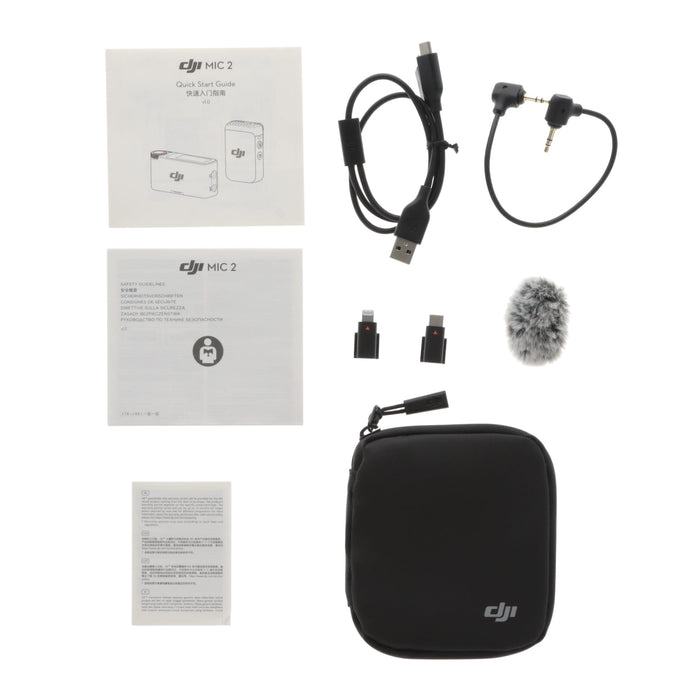 【中古品】DJI DM1022 DJI Mic 2(トランスミッター×1 + レシーバー×1)