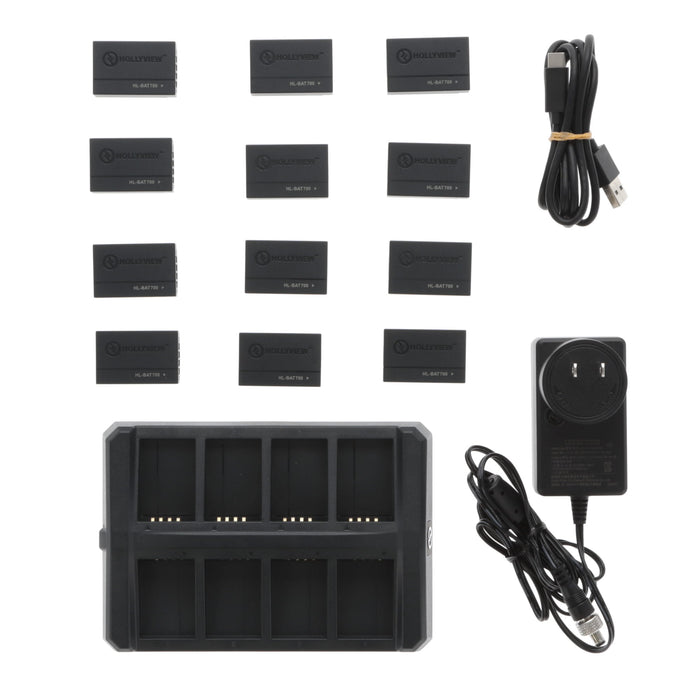 【中古品】Hollyland SOLIDCOM C1-6S 同時通話ワイヤレスインターカムヘッドセットシステム(6人用)