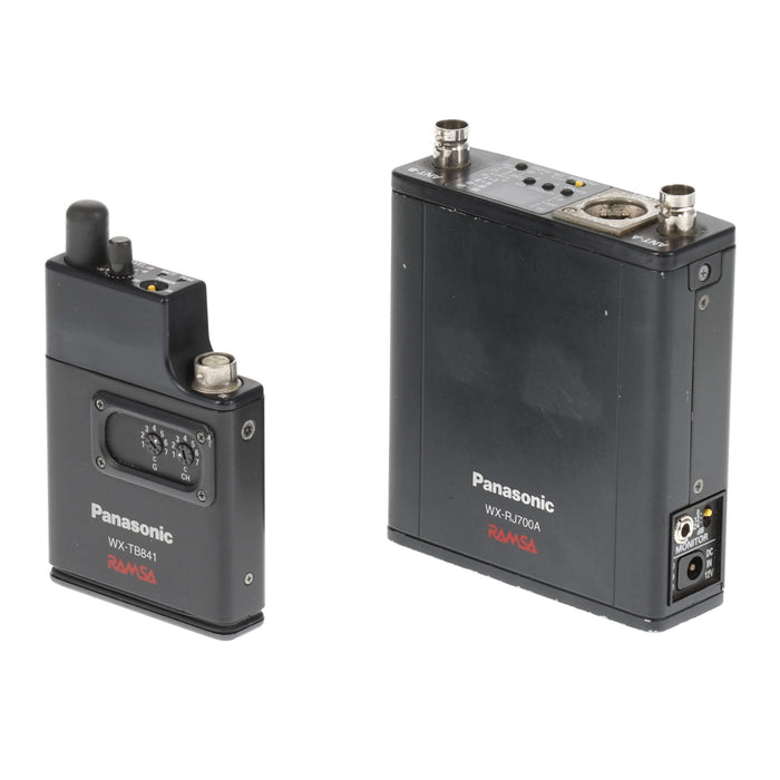 【中古品】RAMSA WX-RJ700A ＋ WX-TB841 800MHz帯ENG/EFPワイヤレス送受信機セット