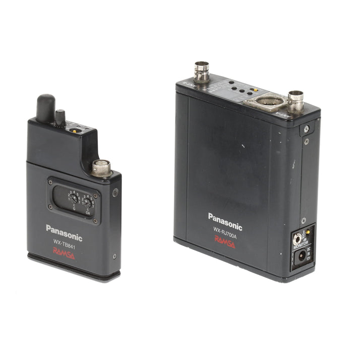 【中古品】RAMSA WX-RJ700A ＋ WX-TB841 800MHz帯ENG/EFPワイヤレス送受信機セット