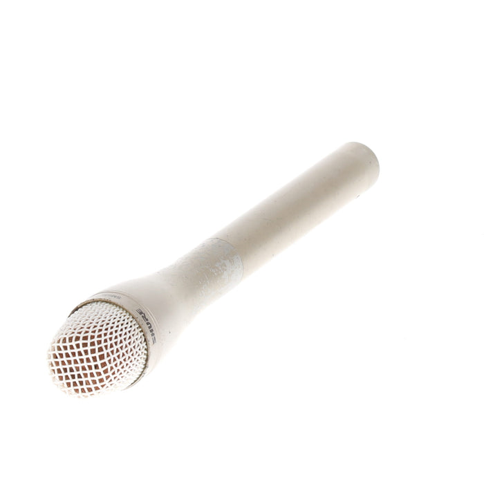 【中古品】SHURE SM63L ダイナミック型インタビューマイクロホン(ロング/シャンパンゴールド)