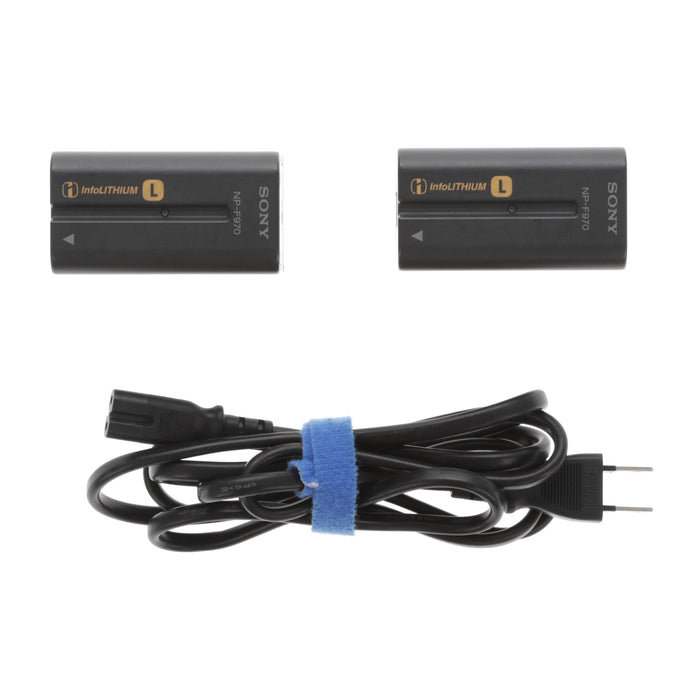 【中古品】SONY AC-VQ1051D ACアダプター/チャージャー(バッテリーパック2個付属)