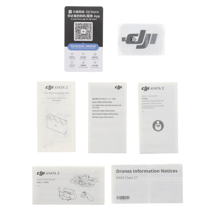 【中古品】DJI WA5205 DJI Avata 2 Fly More コンボ(バッテリー×3)[内蔵リモートID対応/事前登録無し]