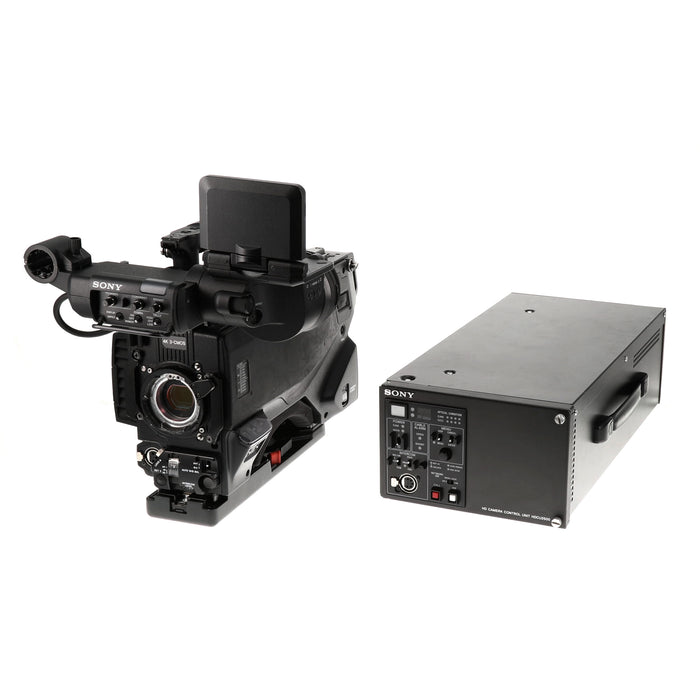 【中古品】SONY HDC-4300/T + HDCU-2500/T + BPU-4000 + RCP-1501 マルチフォーマットポータブルカメラ ＋ カメラコントロールユニット ＋ ベースバンドプロセッサーユニット