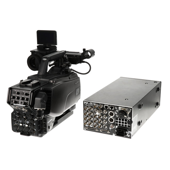 【中古品】SONY HDC-4300/T + HDCU-2500/T + BPU-4000 + RCP-1501 マルチフォーマットポータブルカメラ ＋ カメラコントロールユニット ＋ ベースバンドプロセッサーユニット