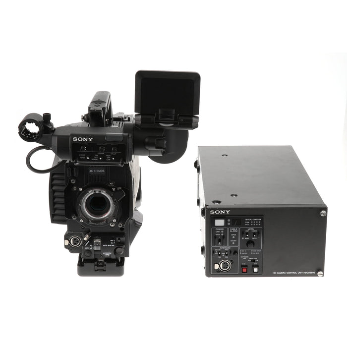 【中古品】SONY HDC-4300/T + HDCU-2500/T + BPU-4000 + RCP-1501 マルチフォーマットポータブルカメラ ＋ カメラコントロールユニット ＋ ベースバンドプロセッサーユニット