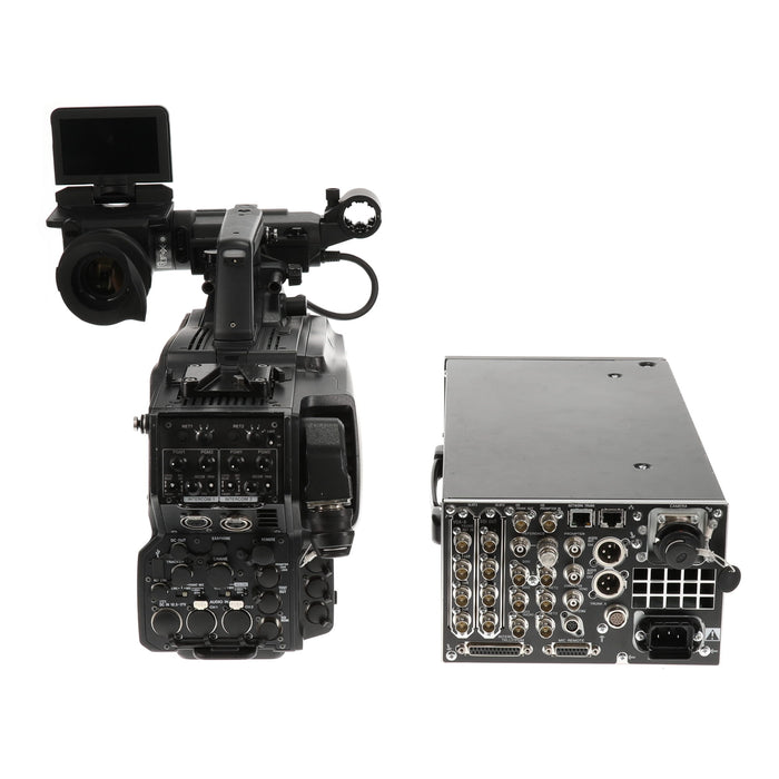 【中古品】SONY HDC-4300/T + HDCU-2500/T + BPU-4000 + RCP-1501 マルチフォーマットポータブルカメラ ＋ カメラコントロールユニット ＋ ベースバンドプロセッサーユニット