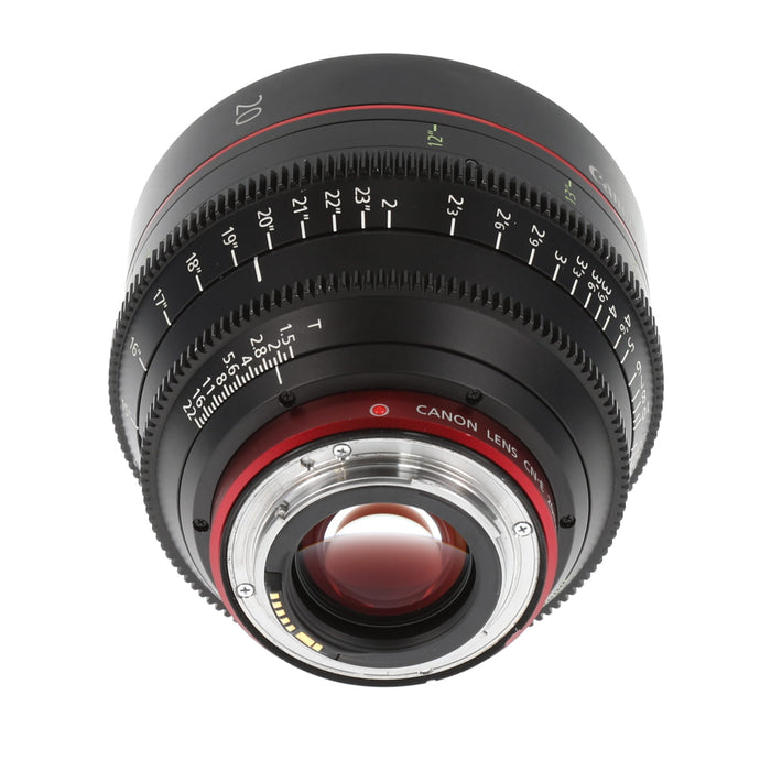 【中古品】Canon CN-E20mm T1.5 L F EFシネマレンズ(広角プライムレンズ/EFマウント)