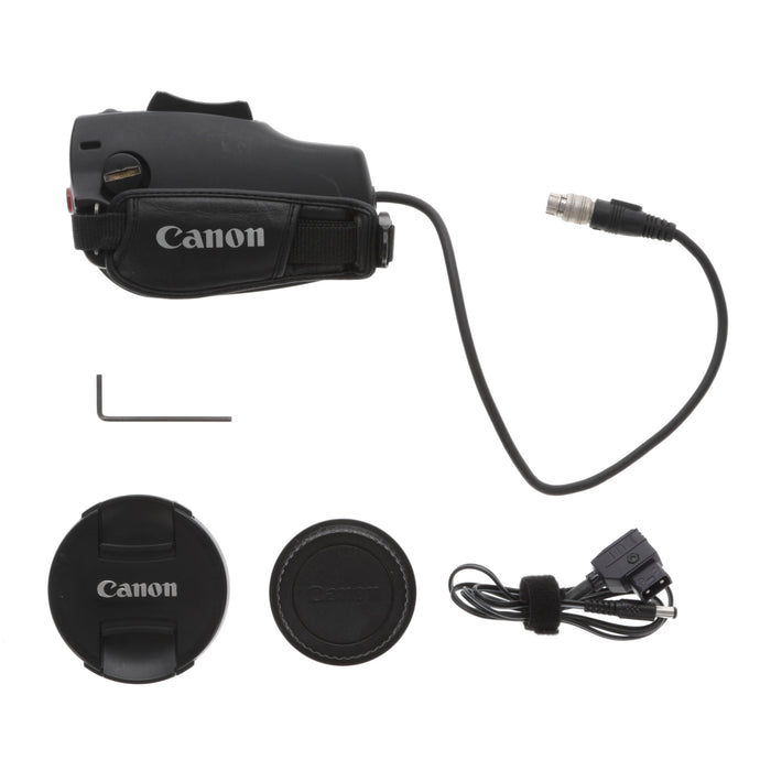 【中古品】Canon CN-E18-80mm T4.4 L IS KAS S (EF用) COMPACT SERVOレンズ（専用グリップ付属）