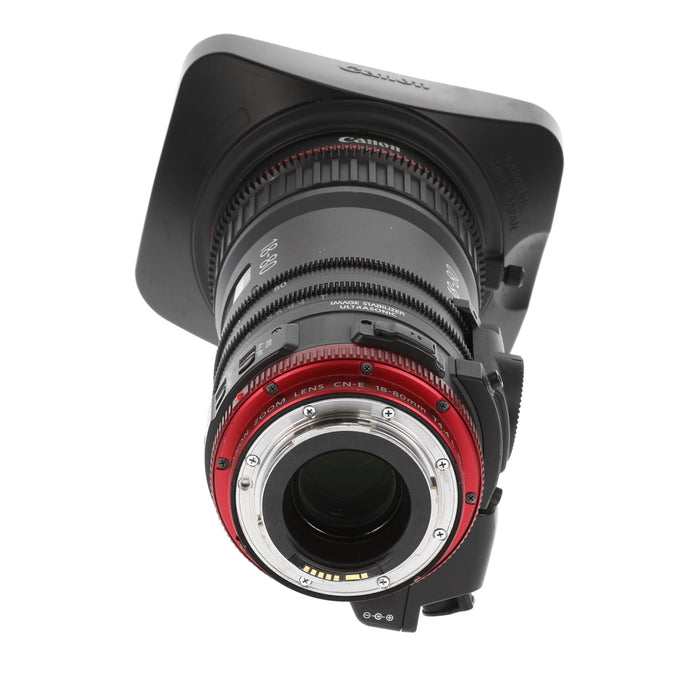 【中古品】Canon CN-E18-80mm T4.4 L IS KAS S (EF用) COMPACT SERVOレンズ（専用グリップ付属）