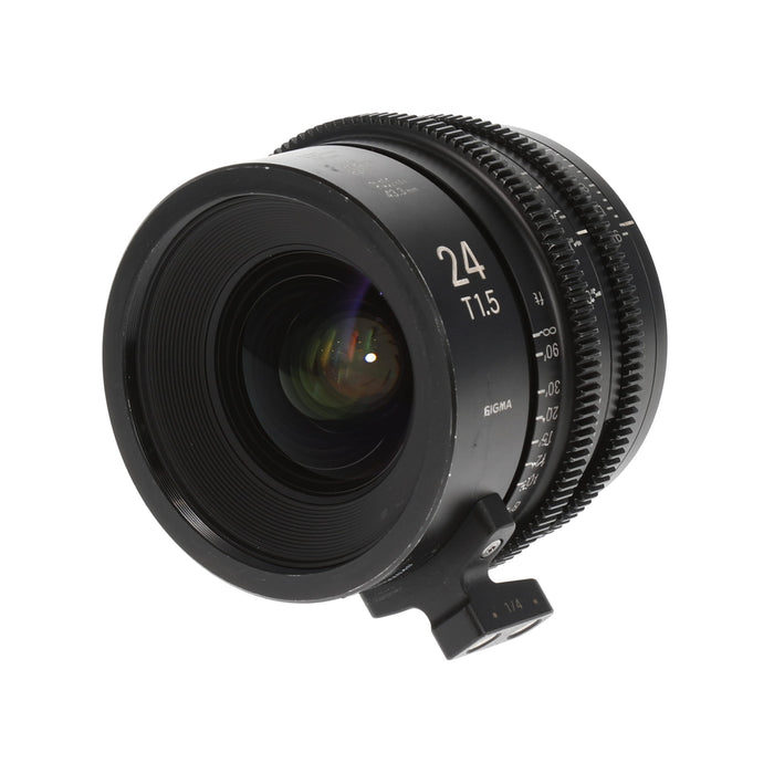 【中古品】SIGMA 401665 FF High Speed Prime Line(24mm/T1.5 FF/EFマウント/フィート表記)