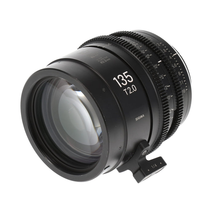 【中古品】SIGMA 240660 FF High Speed Prime Line(135mm/T2 FF/EFマウント/フィート表記)