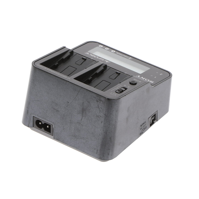 【中古品】SONY AC-VQV10 ACアダプター/チャージャー(バッテリーパック2個付属)