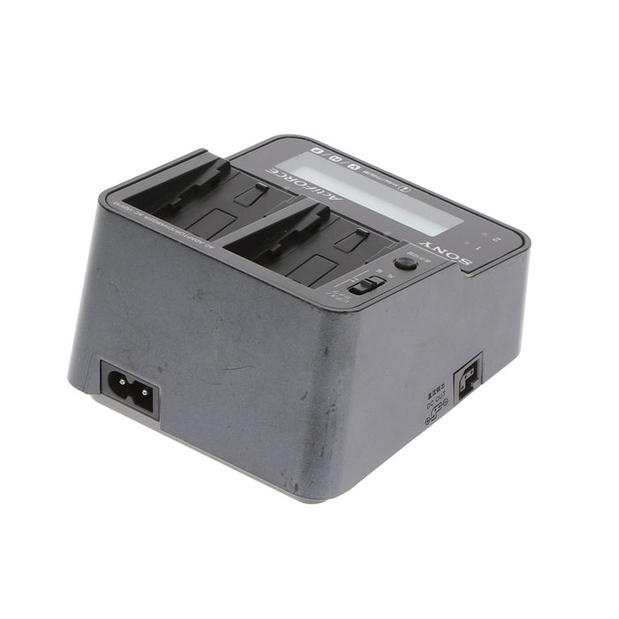 【中古品】SONY AC-VQV10 ACアダプター/チャージャー(バッテリーパック2個付属)