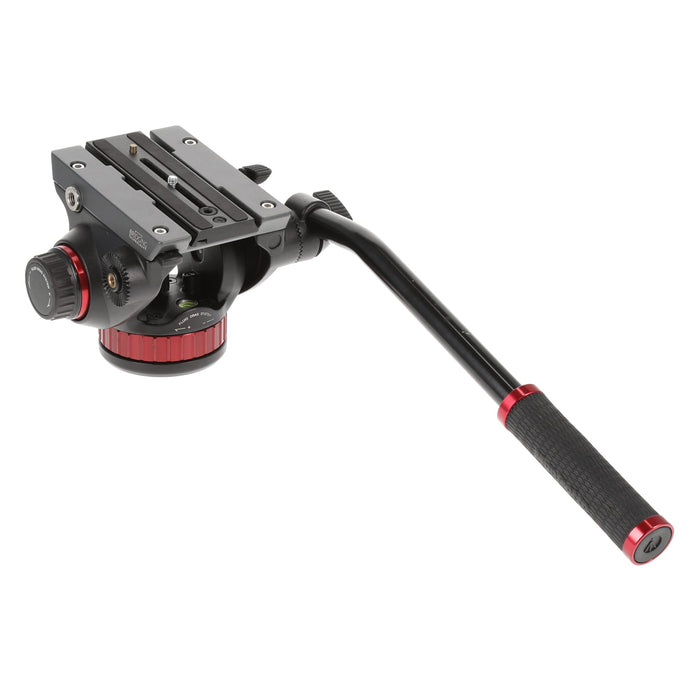 【中古品】Manfrotto MVH502AH プロフルードビデオ雲台(フラットベース)