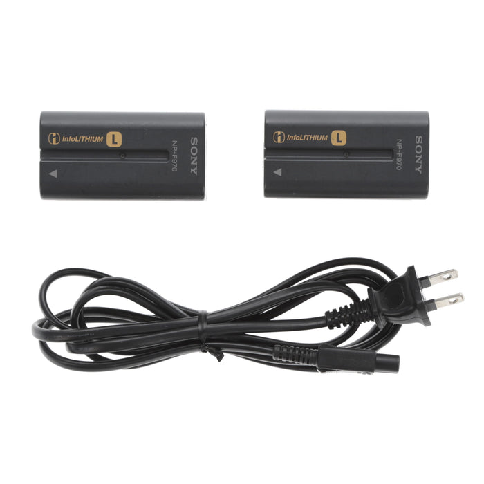 【中古品】SONY AC-VQ1051D ACアダプター/チャージャー(バッテリーパック2個付属)