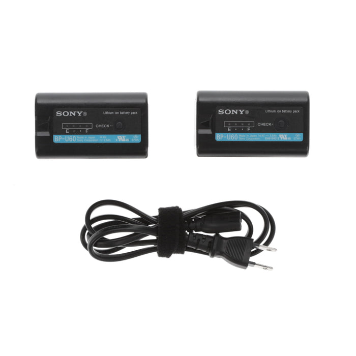 【中古品】SONY BC-U2A バッテリーチャージャー(バッテリーパック2個付属)