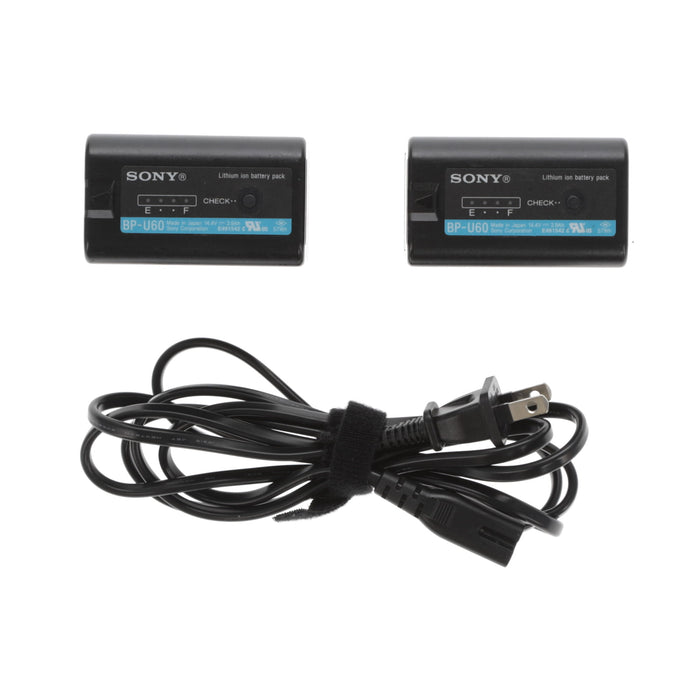 【中古品】SONY BC-U2A バッテリーチャージャー(バッテリーパック2個付属)