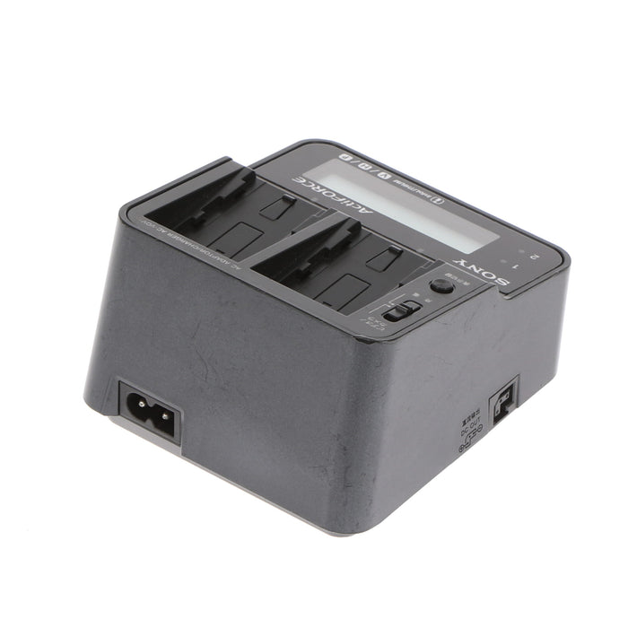 【中古品】SONY AC-VQV10 ACアダプター/チャージャー(バッテリーパック2個付属)