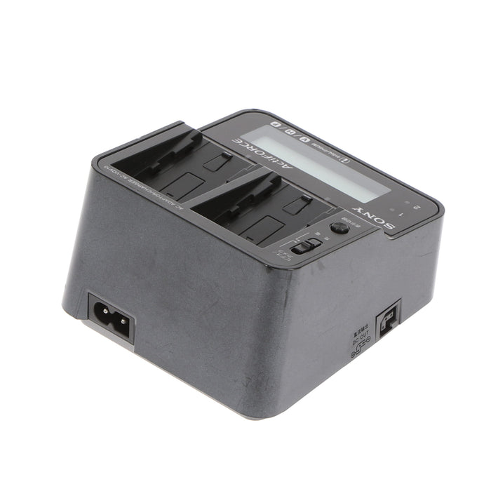【中古品】SONY AC-VQV10 ACアダプター/チャージャー(バッテリーパック2個付属)