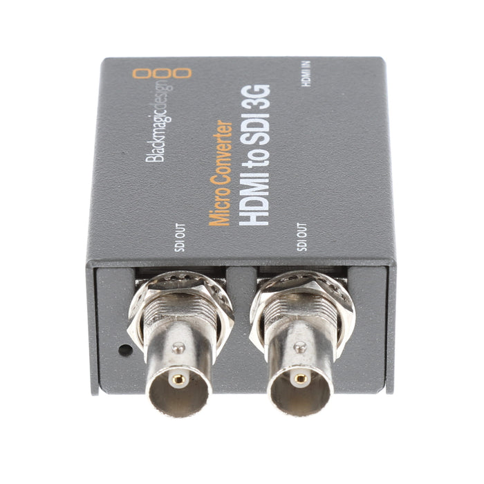 【中古品】BlackmagicDesign CONVCMIC/HS03G/WPSU Micro Converter HDMI to SDI 3G PSU(パワーサプライ付属)