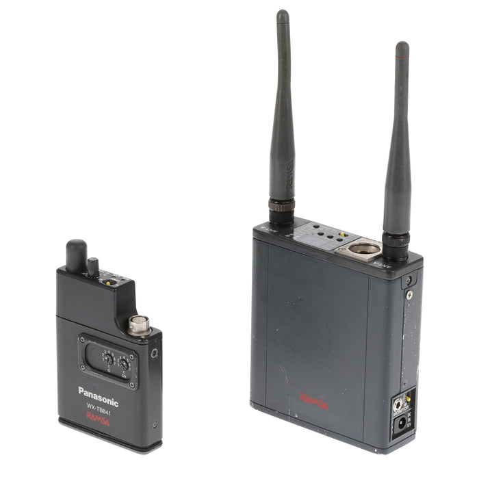 【中古品】RAMSA WX-RJ700 ＋ WX-TB841 800MHz帯ENG/EFPワイヤレス送受信機セット