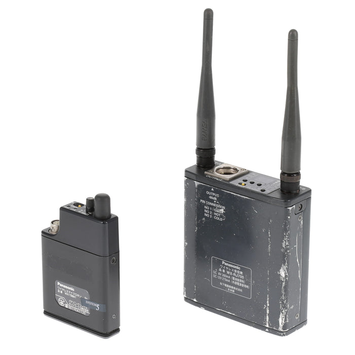 【中古品】RAMSA WX-RJ700 ＋ WX-TB841 800MHz帯ENG/EFPワイヤレス送受信機セット