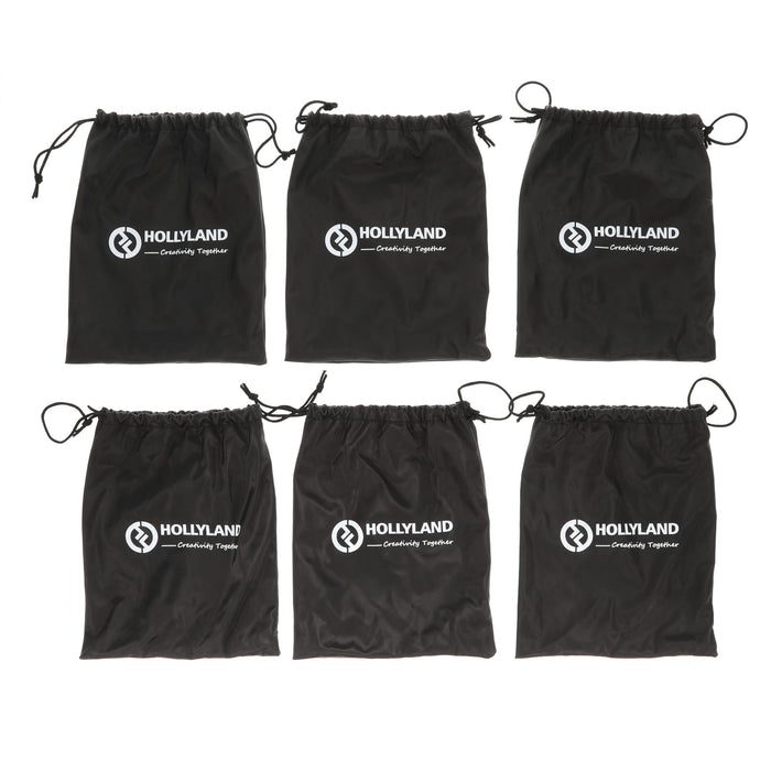 【中古品】Hollyland SOLIDCOM C1-6S 同時通話ワイヤレスインターカムヘッドセットシステム(6人用)